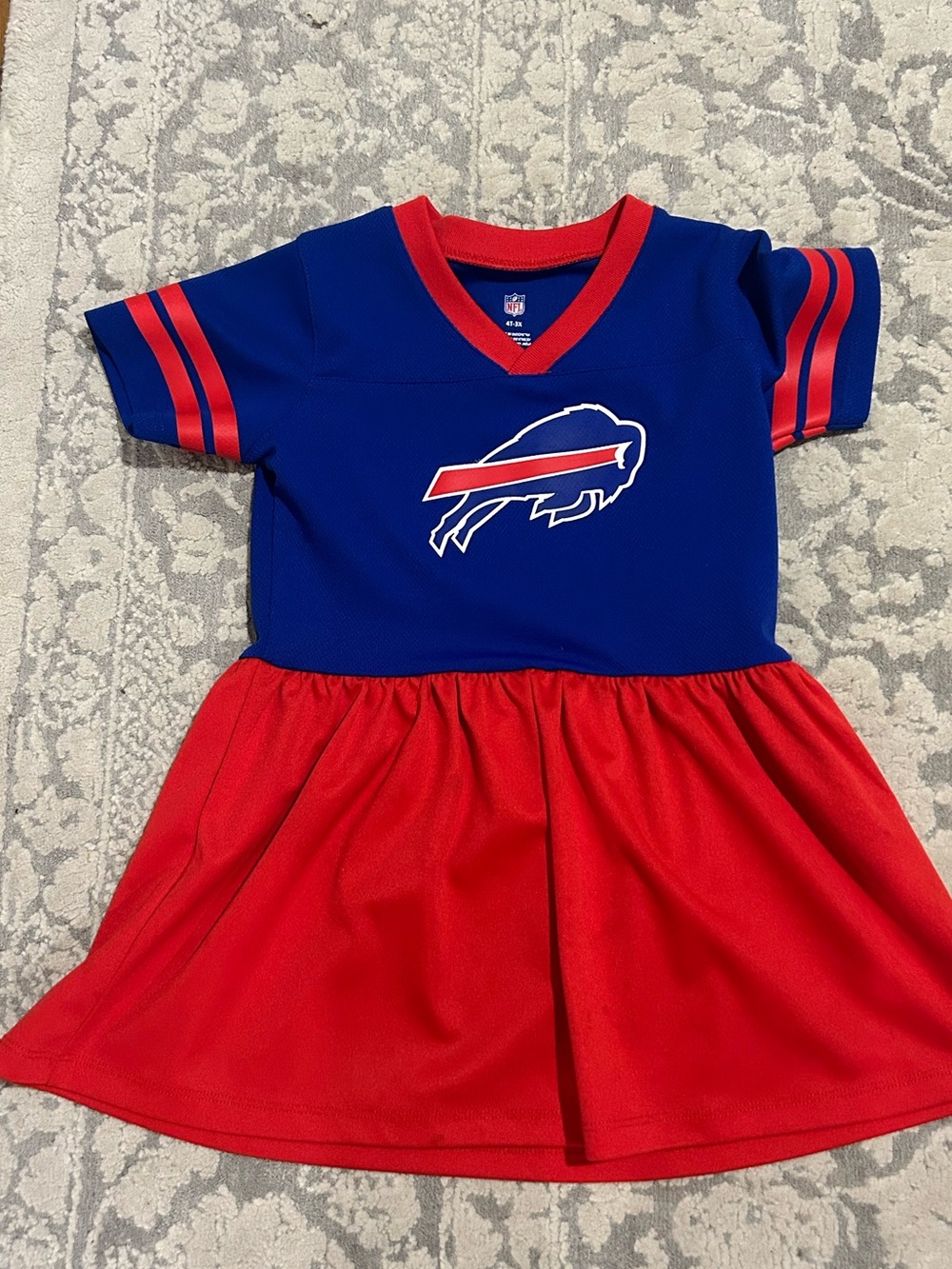 Buffalo Bills Kids Cheer Dress - Blue & Red
